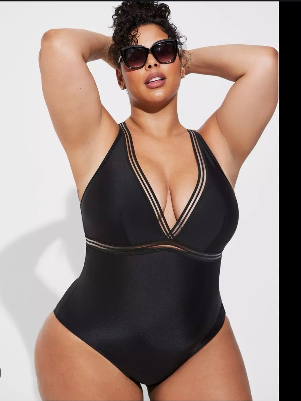 🩱Torrid one piece wireless swimsuit NWT